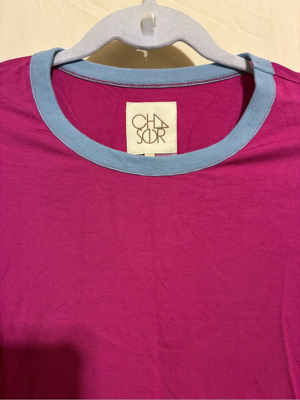 Chaser Contrast Ringer Long Sleeve Top - Picture 3 of 6